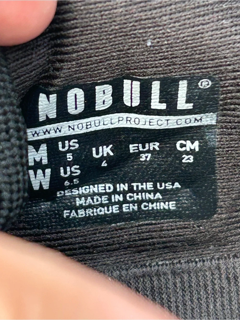 NOBULL Black Women’s Athletic Training Shoes